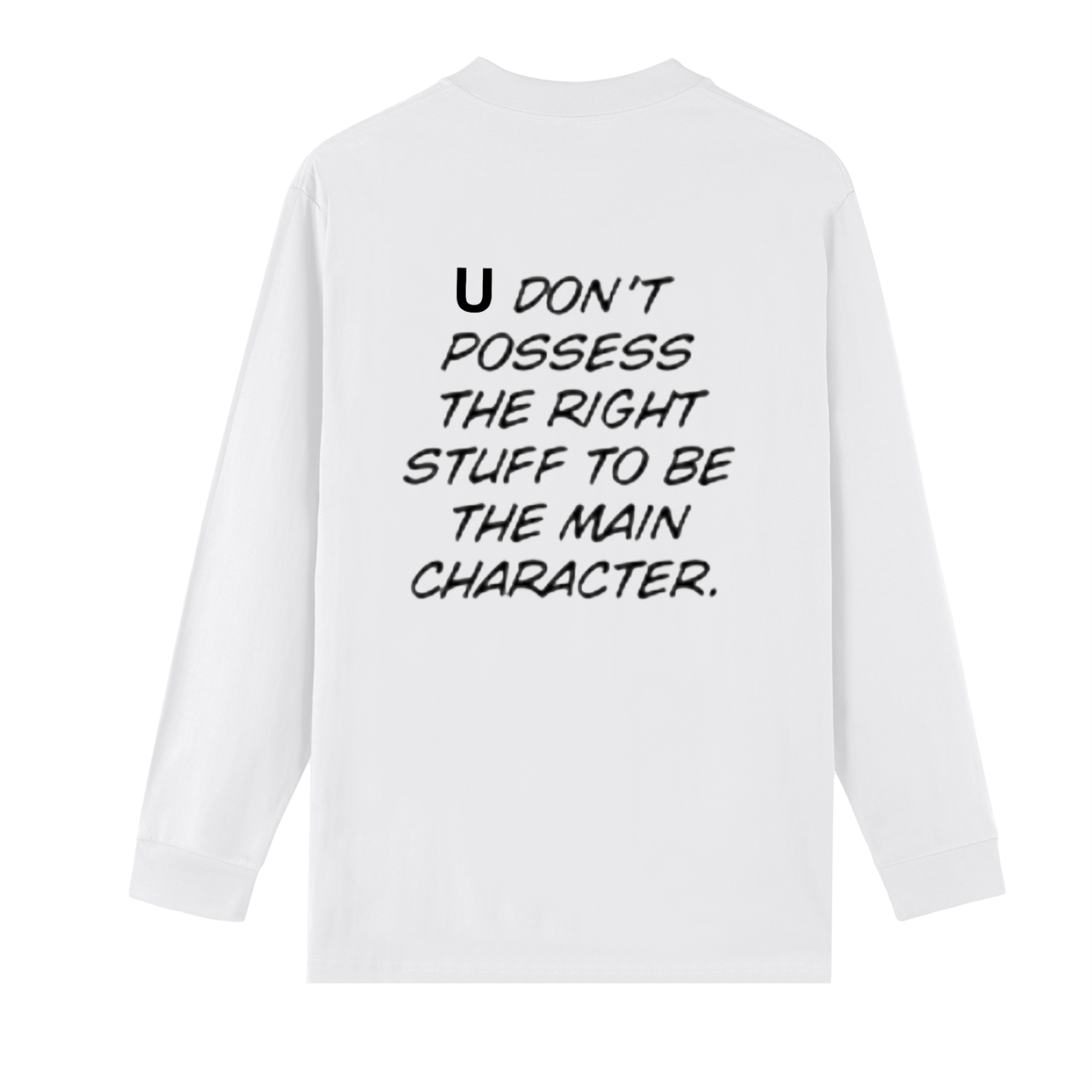 Crew Neck Drop Shoulder Long Sleeve Shirt